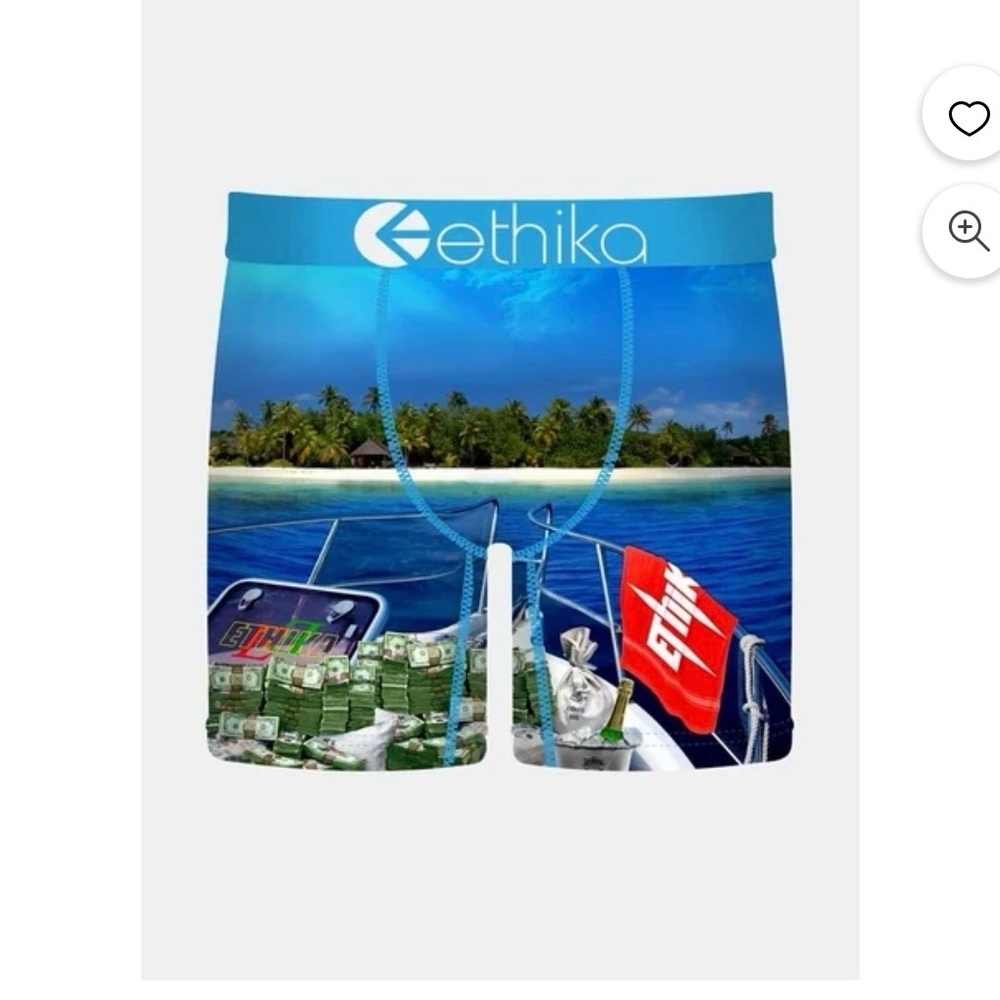 4 pairs of Ethika Boys Staple Boxer Briefs - Red, Blue, Black, Multicolor - Picture 5 of 5